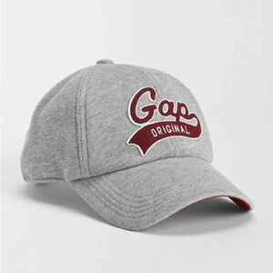 GAP NWOT Script Logo Baseball‎ Hat in Heather Gray